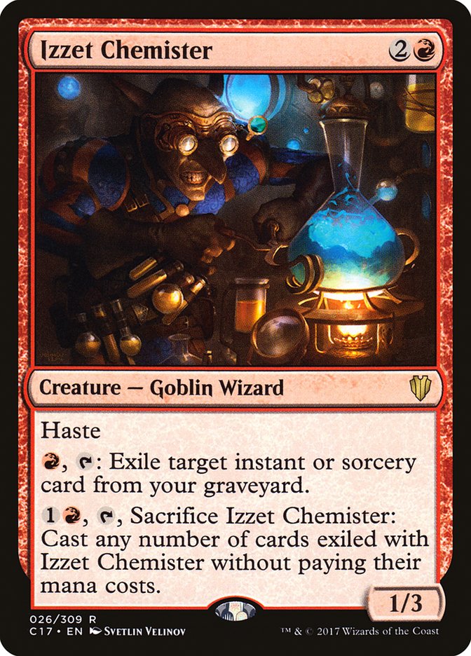 Izzet Chemister [Commander 2017] | L.A. Mood Comics and Games