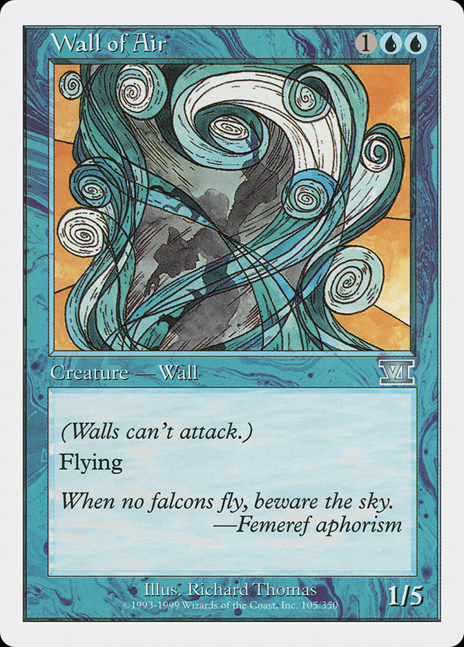 Wall of Air [Classic Sixth Edition] | L.A. Mood Comics and Games