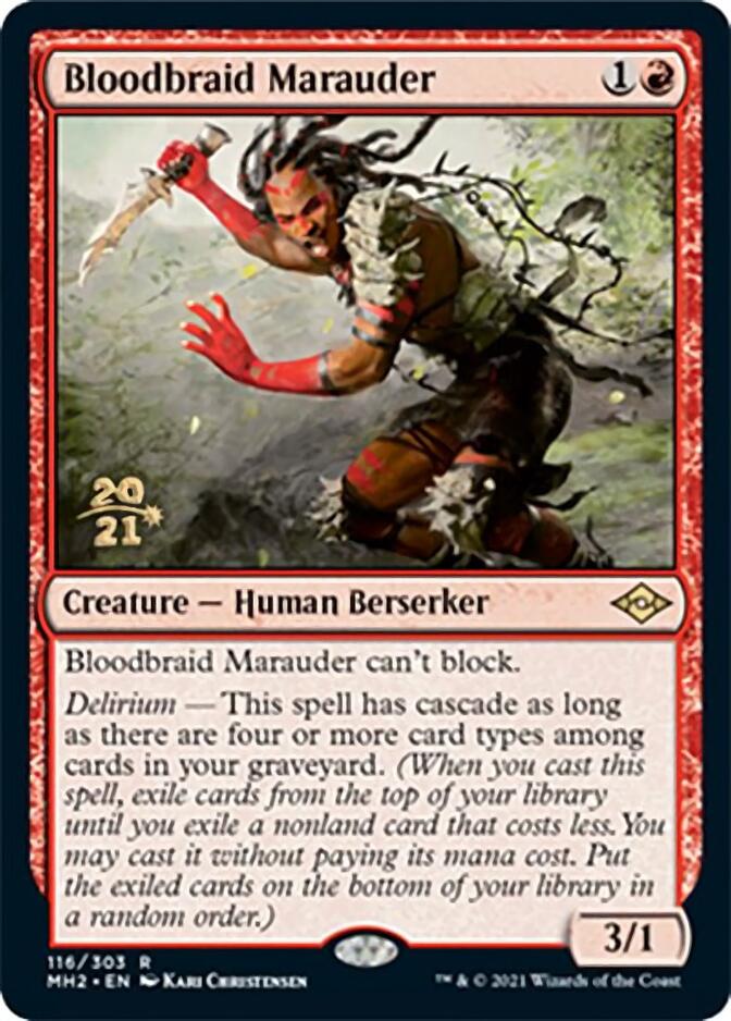 Bloodbraid Marauder [Modern Horizons 2 Prerelease Promos] | L.A. Mood Comics and Games