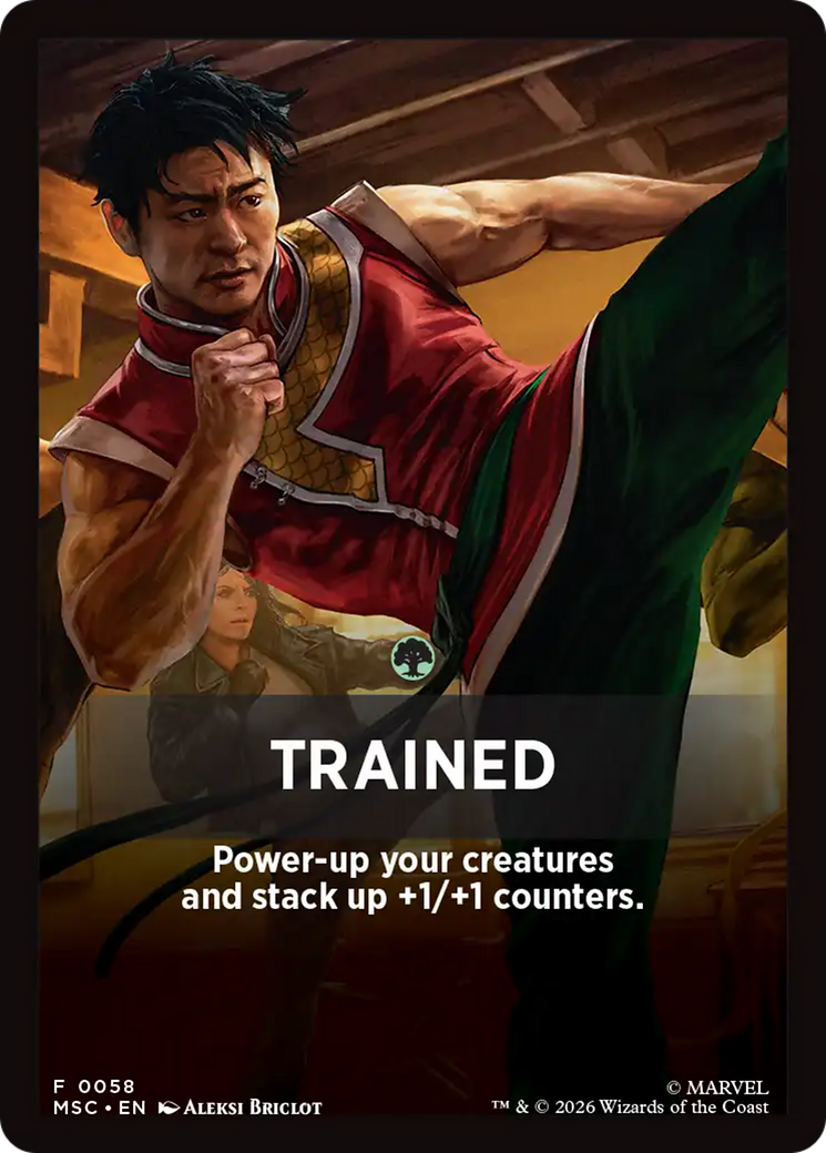Trained Theme Card [Marvel Super Heroes Commander] | L.A. Mood Comics and Games