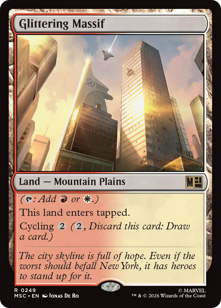 Glittering Massif [Marvel Super Heroes Commander] | L.A. Mood Comics and Games
