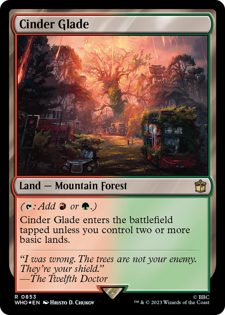 Cinder Glade (Surge Foil) [Doctor Who] | L.A. Mood Comics and Games