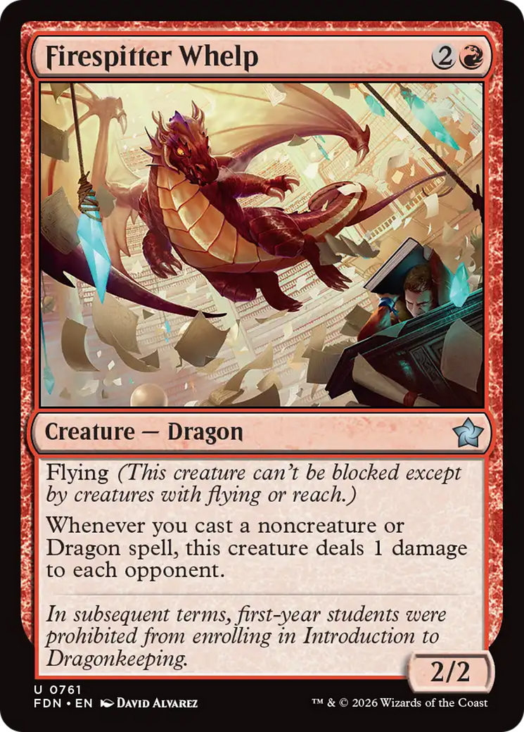 Firespitter Whelp (0761) [Foundations] | L.A. Mood Comics and Games