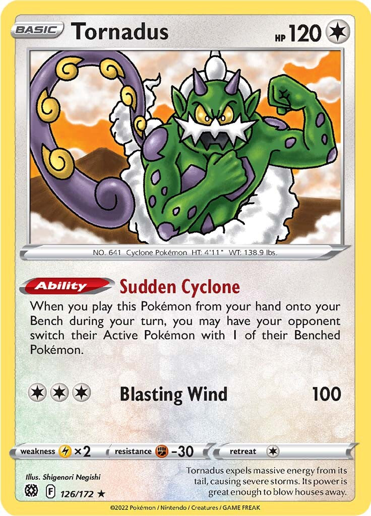 Tornadus (126/172) [Sword & Shield: Brilliant Stars] | L.A. Mood Comics and Games