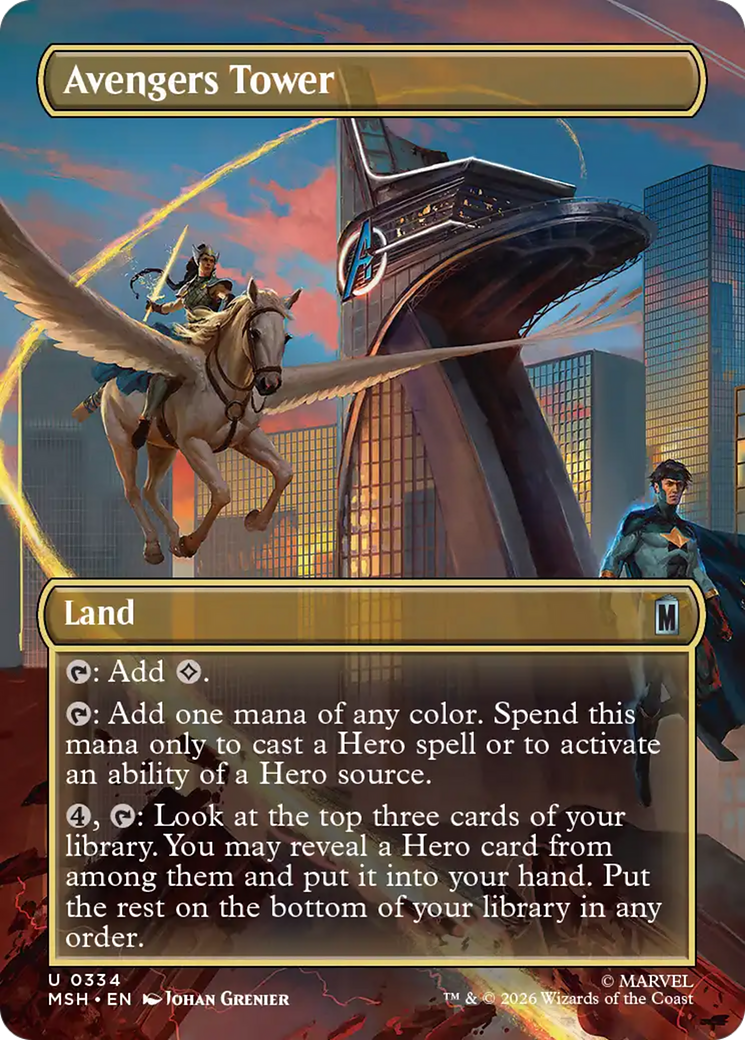 Avengers Tower (Borderless) [Marvel Super Heroes] | L.A. Mood Comics and Games