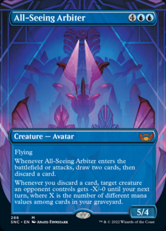 All-Seeing Arbiter (Borderless Alternate Art) [Streets of New Capenna] | L.A. Mood Comics and Games