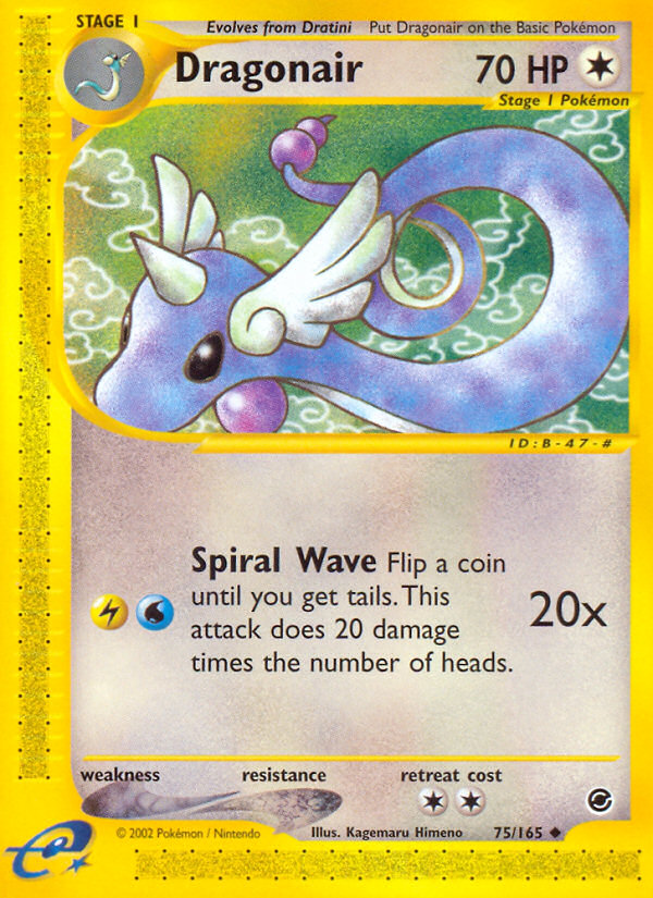 Dragonair (75/165) [Expedition: Base Set] | L.A. Mood Comics and Games
