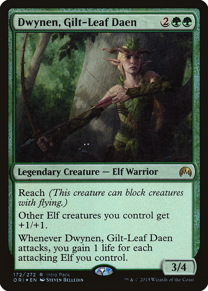 Dwynen, Gilt-Leaf Daen (Intro Pack) [Magic Origins Promos] | L.A. Mood Comics and Games