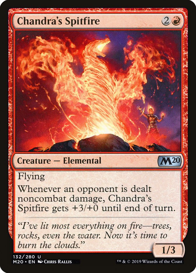 Chandra's Spitfire [Core Set 2020] | L.A. Mood Comics and Games