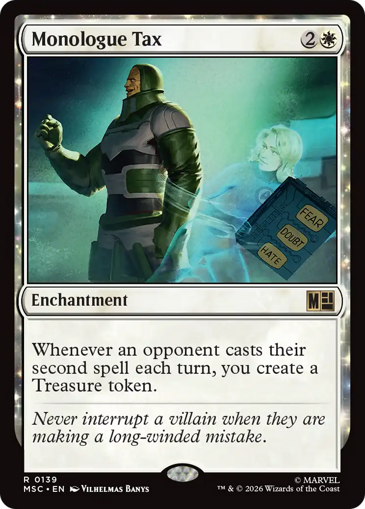 Monologue Tax (Surge Foil) [Marvel Super Heroes Commander] | L.A. Mood Comics and Games