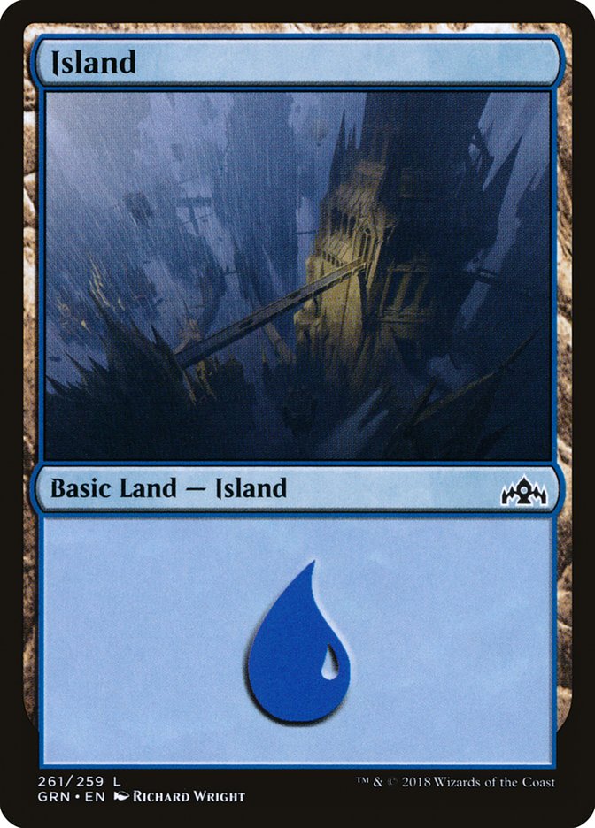 Island (261) [Guilds of Ravnica] | L.A. Mood Comics and Games