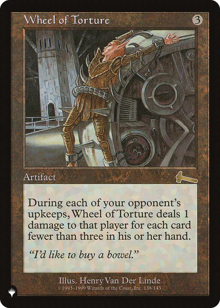 Wheel of Torture [The List] | L.A. Mood Comics and Games
