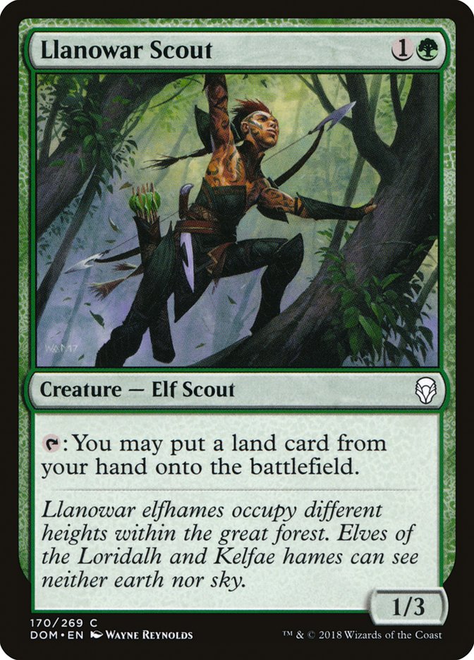 Llanowar Scout [Dominaria] | L.A. Mood Comics and Games
