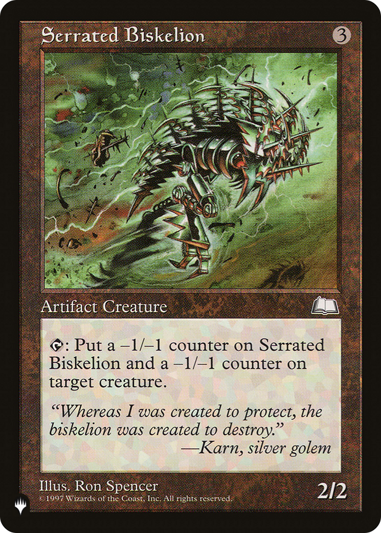Serrated Biskelion [The List] | L.A. Mood Comics and Games