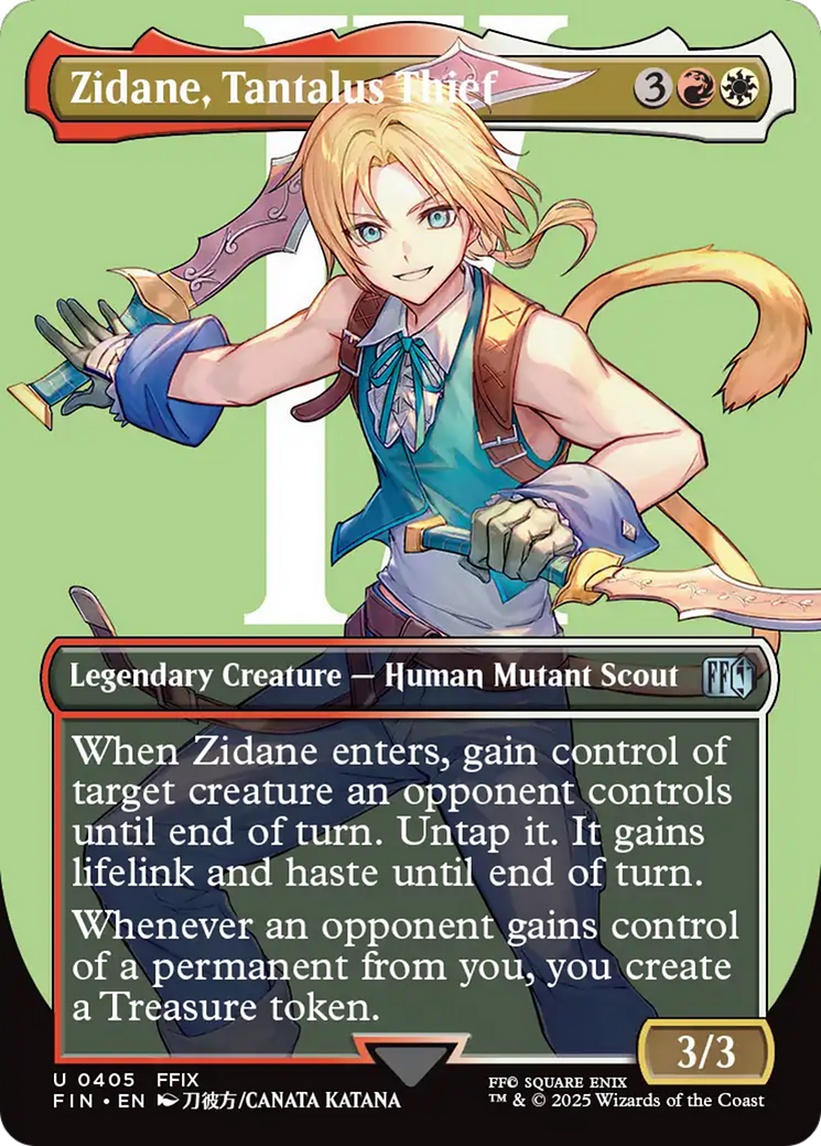 Zidane, Tantalus Thief (Borderless) [FINAL FANTASY] | L.A. Mood Comics and Games