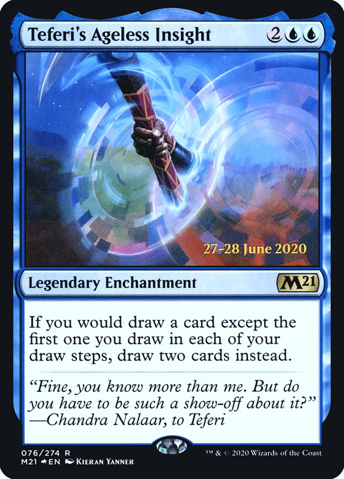 Teferi's Ageless Insight [Core Set 2021 Prerelease Promos] | L.A. Mood Comics and Games