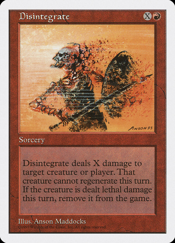 Disintegrate [Fifth Edition] | L.A. Mood Comics and Games