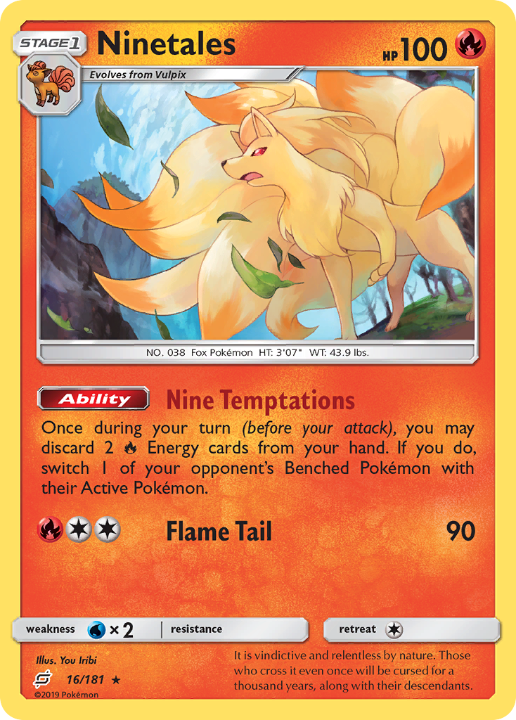 Ninetales (16/181) [Sun & Moon: Team Up] | L.A. Mood Comics and Games