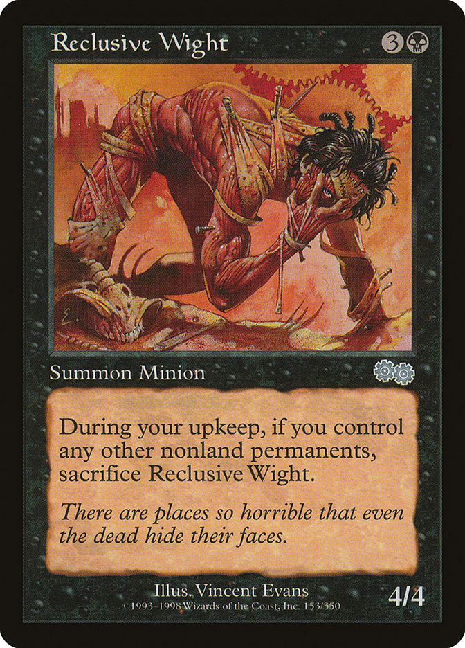 Reclusive Wight [Urza's Saga] | L.A. Mood Comics and Games