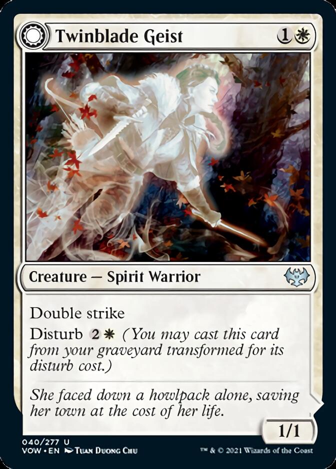 Twinblade Geist // Twinblade Invocation [Innistrad: Crimson Vow] | L.A. Mood Comics and Games