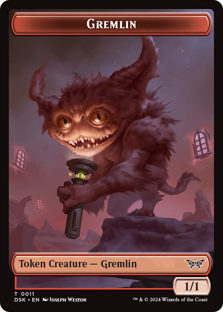 Gremlin Token [Duskmourn: House of Horror Tokens] | L.A. Mood Comics and Games