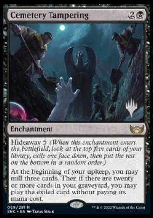 Cemetery Tampering (Promo Pack) [Streets of New Capenna Promos] | L.A. Mood Comics and Games
