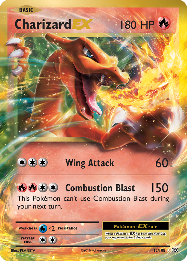 Charizard EX (12/108) [XY: Evolutions] | L.A. Mood Comics and Games