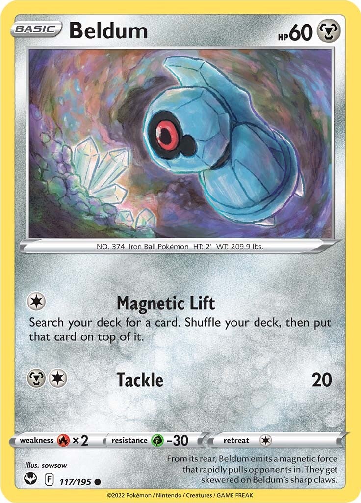 Beldum (117/195) [Sword & Shield: Silver Tempest] | L.A. Mood Comics and Games
