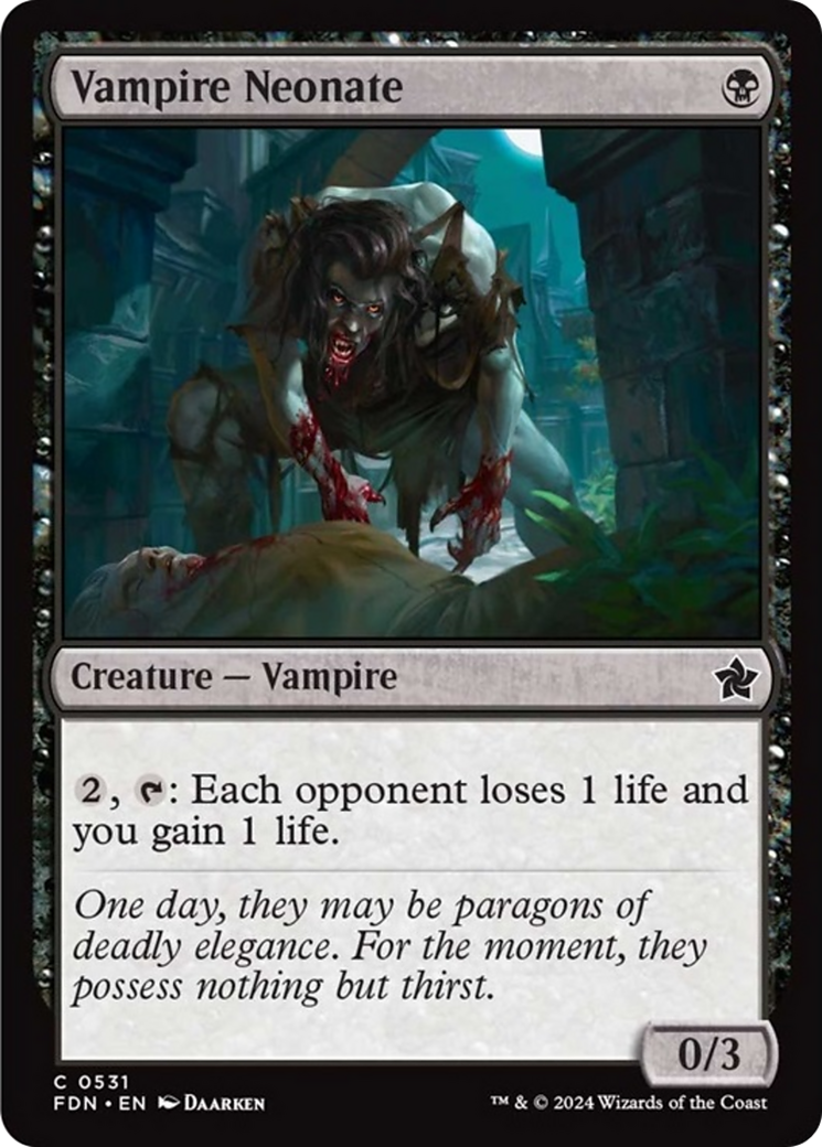 Vampire Neonate [Foundations] | L.A. Mood Comics and Games
