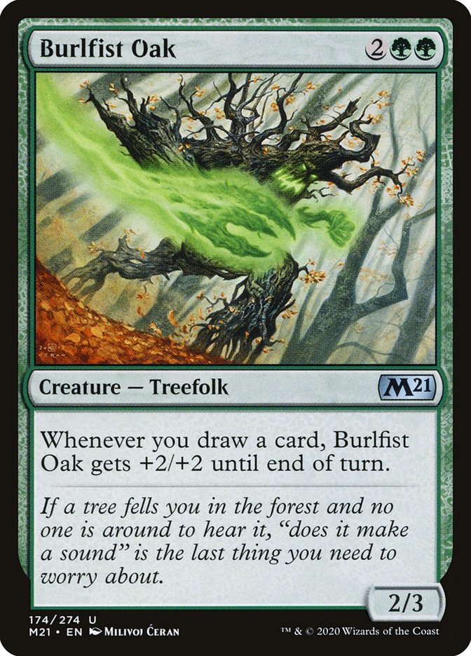 Burlfist Oak [Core Set 2021] | L.A. Mood Comics and Games