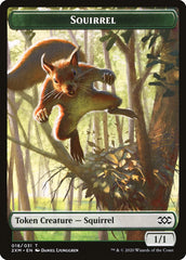 Soldier // Squirrel Double-Sided Token [Double Masters Tokens] | L.A. Mood Comics and Games