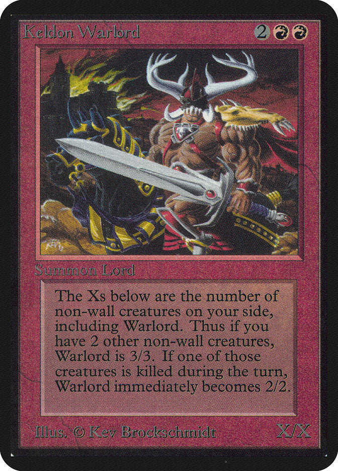 Keldon Warlord [Alpha Edition] | L.A. Mood Comics and Games
