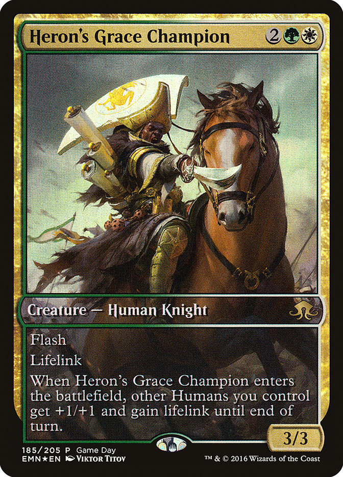 Heron's Grace Champion (Game Day) [Eldritch Moon Promos] | L.A. Mood Comics and Games