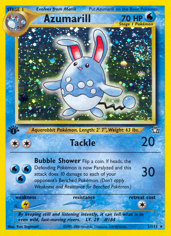 Azumarill (2/111) [Neo Genesis 1st Edition] | L.A. Mood Comics and Games