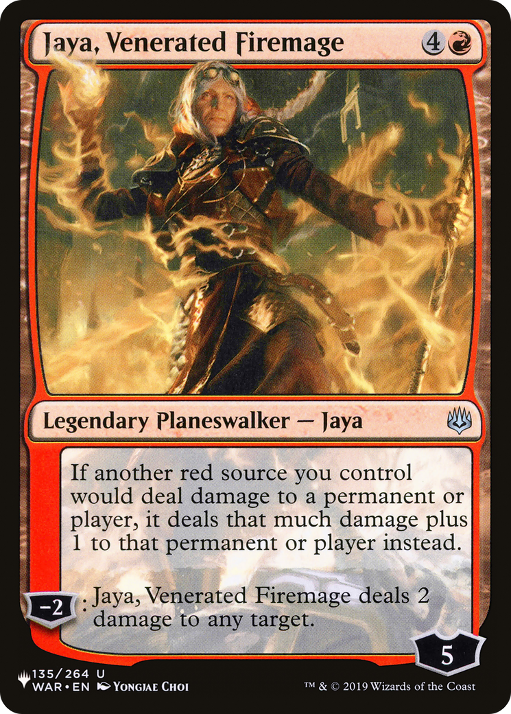 Jaya, Venerated Firemage [The List Reprints] | L.A. Mood Comics and Games