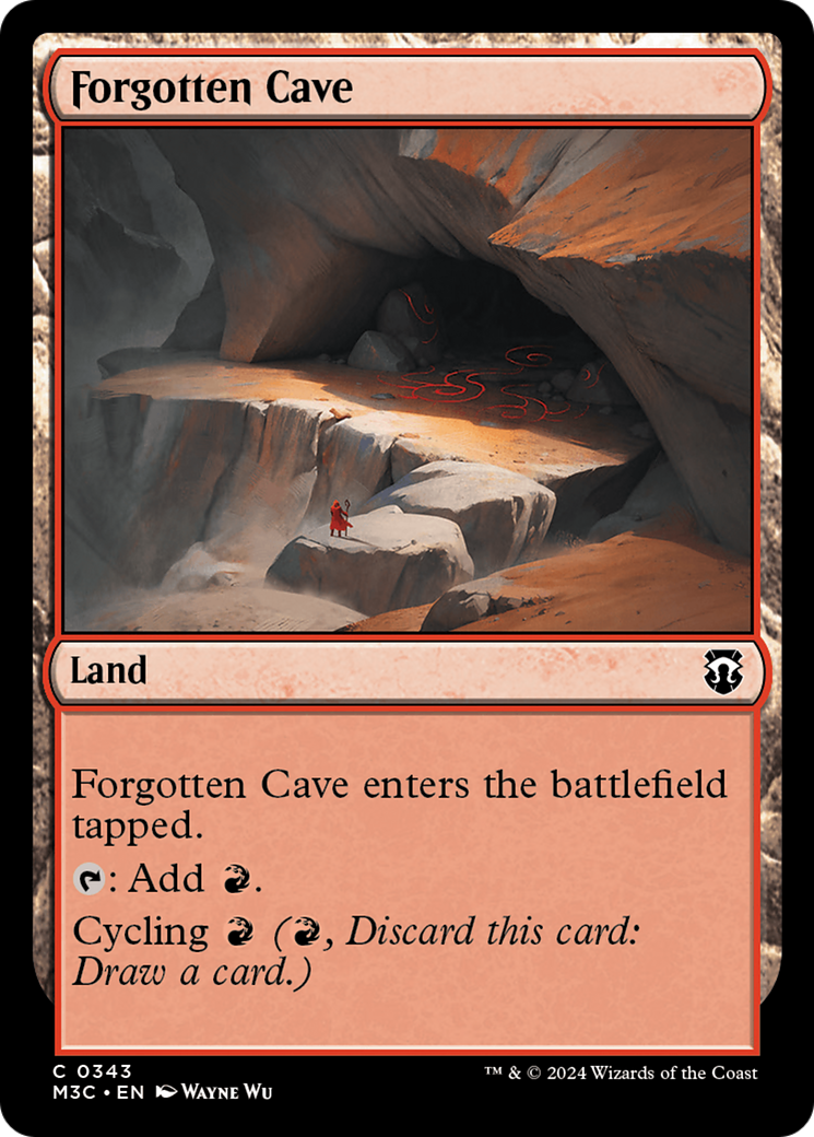 Forgotten Cave (Ripple Foil) [Modern Horizons 3 Commander] | L.A. Mood Comics and Games