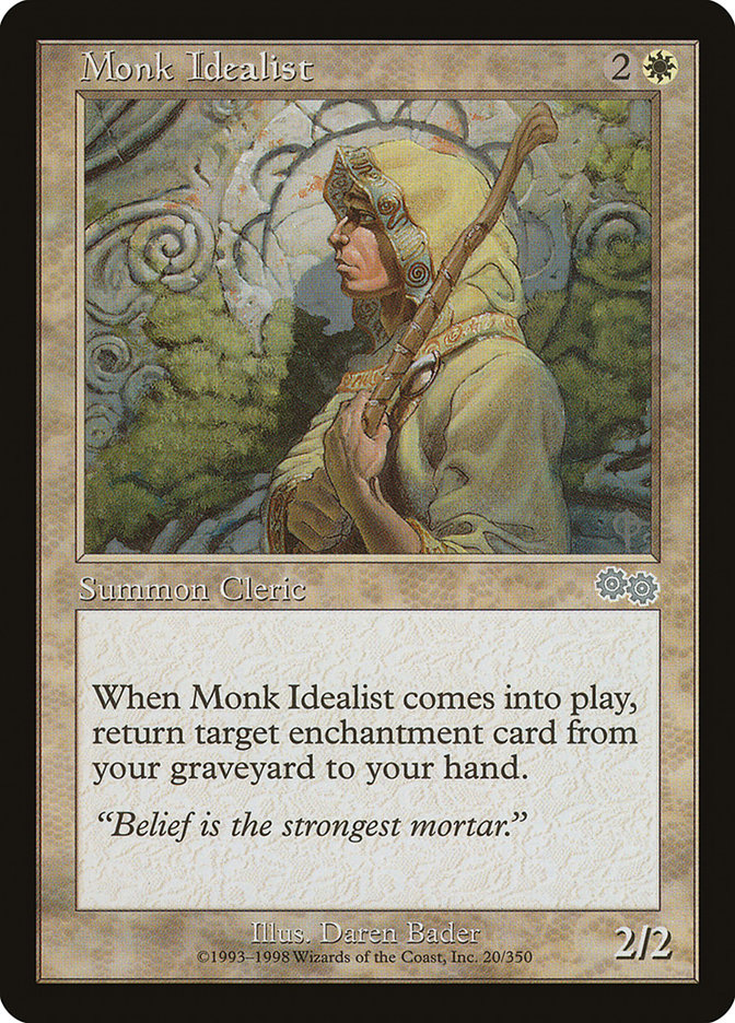 Monk Idealist [Urza's Saga] | L.A. Mood Comics and Games