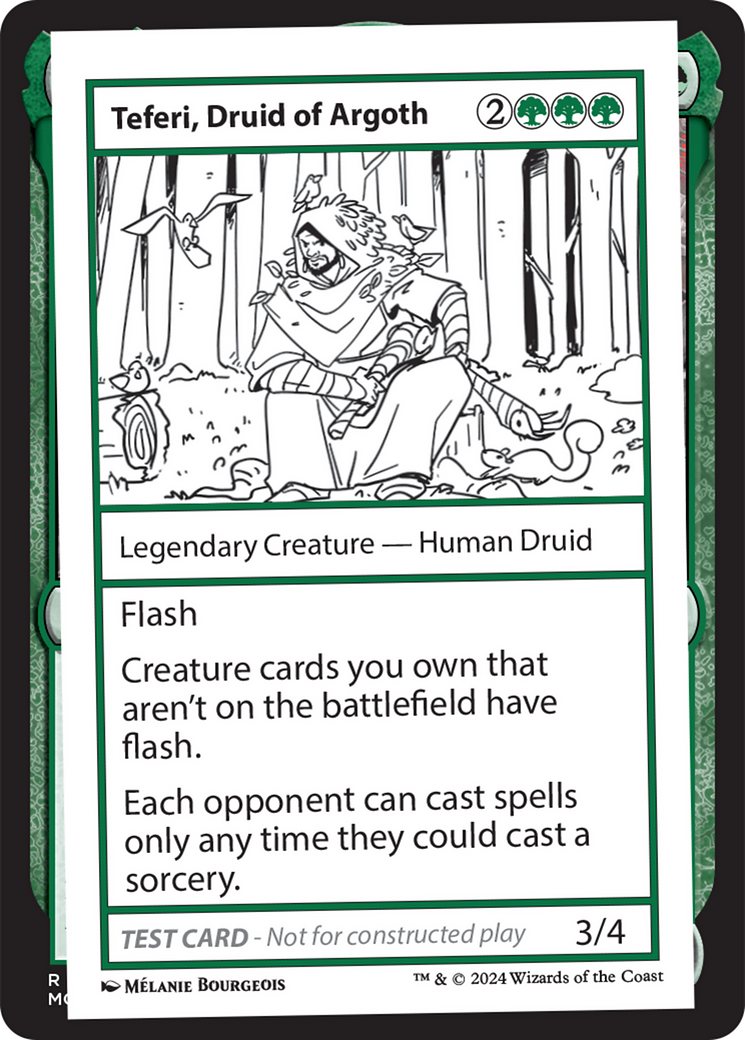 Teferi, Druid of Argoth [Mystery Booster 2 Playtest Cards] | L.A. Mood Comics and Games