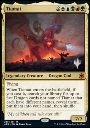 Tiamat (Promo Pack) [Dungeons & Dragons: Adventures in the Forgotten Realms Promos] | L.A. Mood Comics and Games