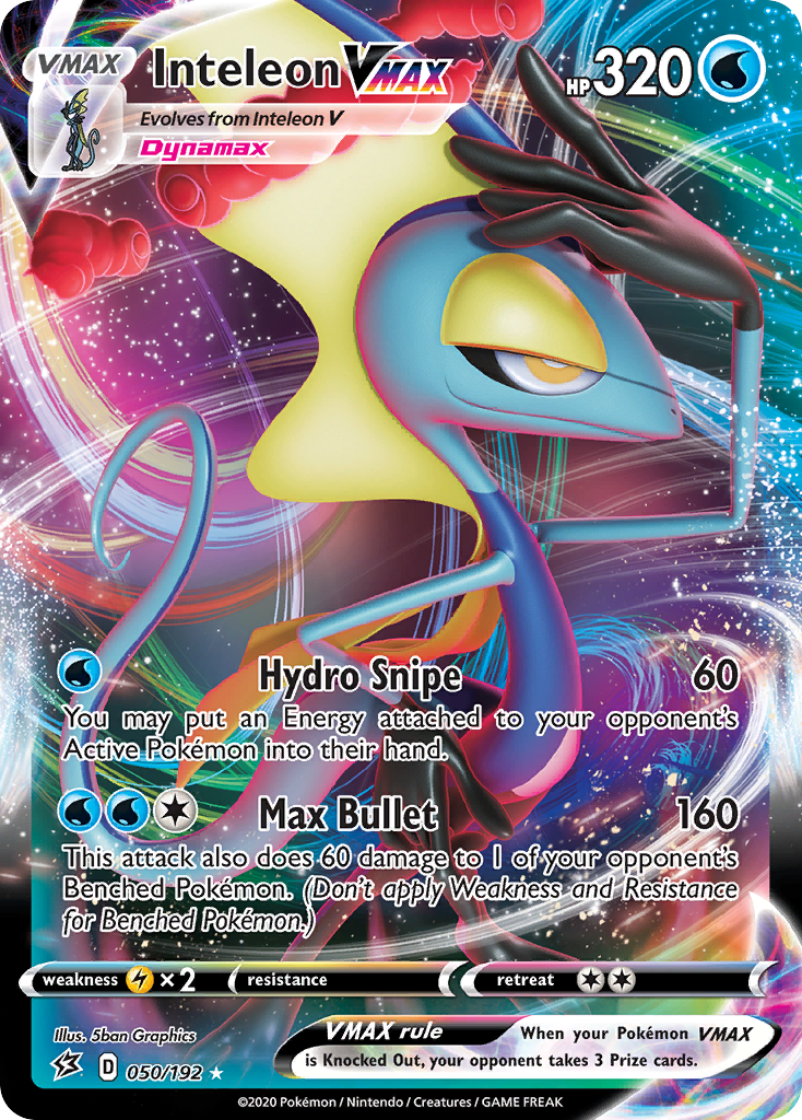 Inteleon VMAX (050/192) [Sword & Shield: Rebel Clash] | L.A. Mood Comics and Games