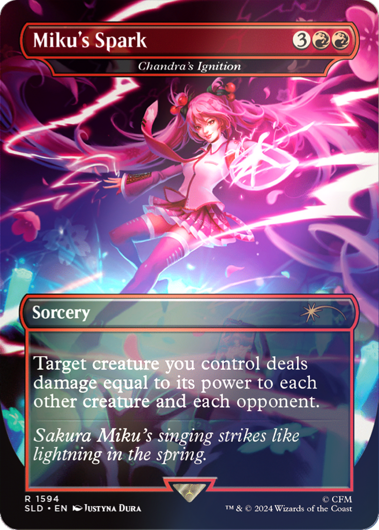 Miku's Spark - Chandra's Ignition (Rainbow Foil) [Secret Lair Drop Series] | L.A. Mood Comics and Games