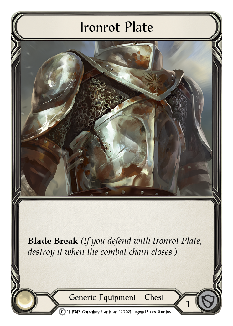 Ironrot Plate [1HP343] (History Pack 1) | L.A. Mood Comics and Games