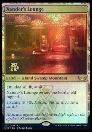 Xander's Lounge [Streets of New Capenna Prerelease Promos] | L.A. Mood Comics and Games
