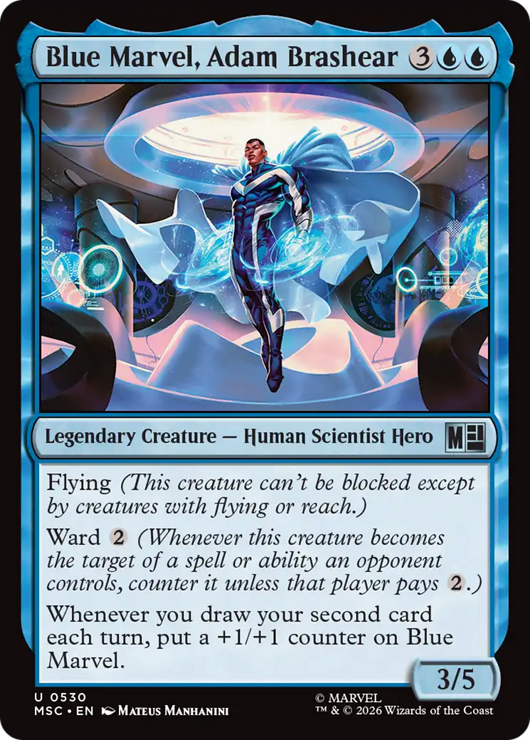 Blue Marvel, Adam Brashear [Marvel Super Heroes Commander] | L.A. Mood Comics and Games