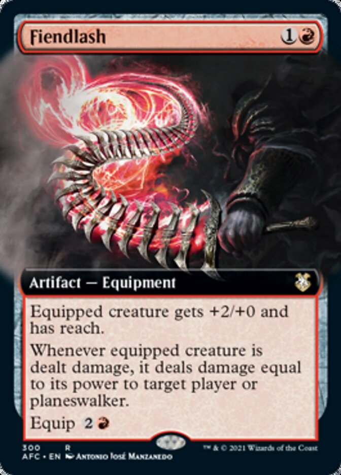 Fiendlash (Extended Art) [Dungeons & Dragons: Adventures in the Forgotten Realms Commander] | L.A. Mood Comics and Games