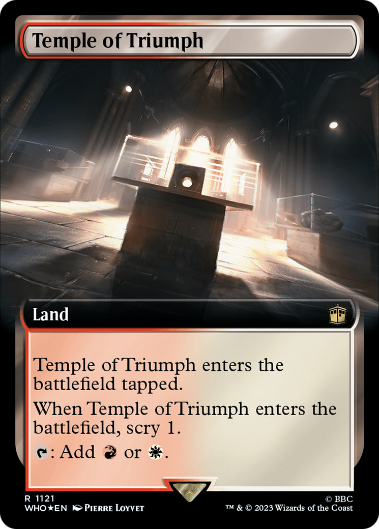 Temple of Triumph (Extended Art) (Surge Foil) [Doctor Who] | L.A. Mood Comics and Games