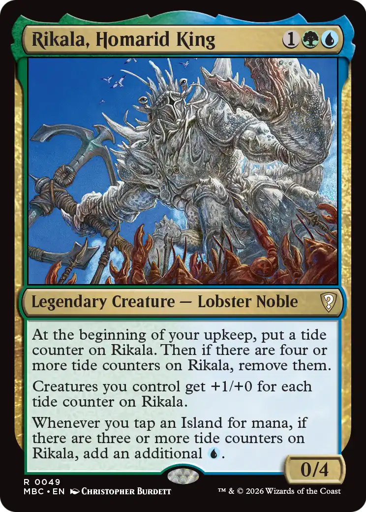 Rikala, Homarid King [Mystery Booster: Commander Edition] | L.A. Mood Comics and Games
