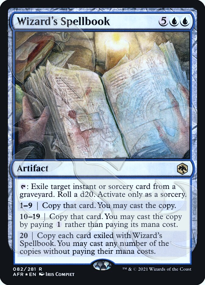 Wizard's Spellbook (Ampersand Promo) [Dungeons & Dragons: Adventures in the Forgotten Realms Promos] | L.A. Mood Comics and Games