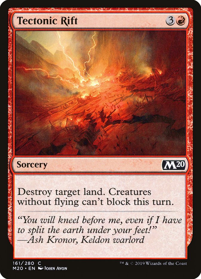 Tectonic Rift [Core Set 2020] | L.A. Mood Comics and Games