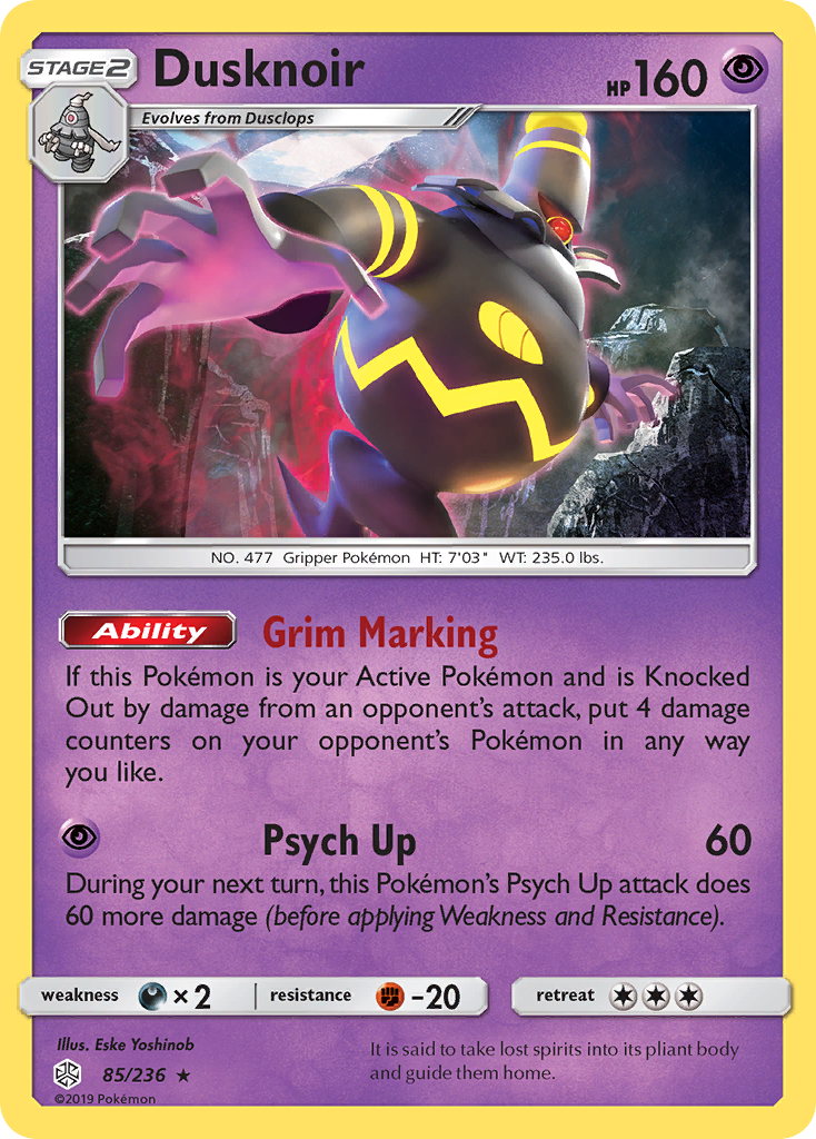 Dusknoir (85/236) [Sun & Moon: Cosmic Eclipse] | L.A. Mood Comics and Games